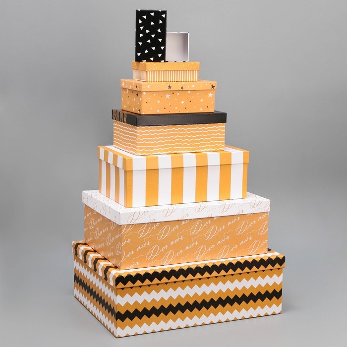 Набор коробок 15 в 1, упаковка подарочная, «Универсальный», 12 х 7 х 4 см - 44 х 31 х 15 см Набор коробок 15 в 1, упаковка подарочная, «Универсальный», 12 х 7 х 4 см - 44 х 31 х 15 см