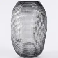 Ваза &laquo;Аллесио&raquo;, 25&times;16 см, стекло, чёрная