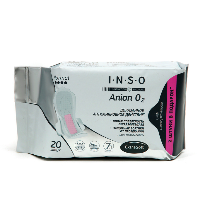 Прокладки &laquo;INSO&raquo; Anion O2, normal, 20 шт.