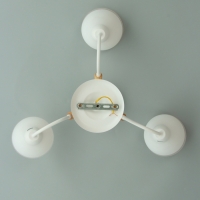 Люстра "Нельсен" 3хЕ27 40Вт белый 57х57х25 см