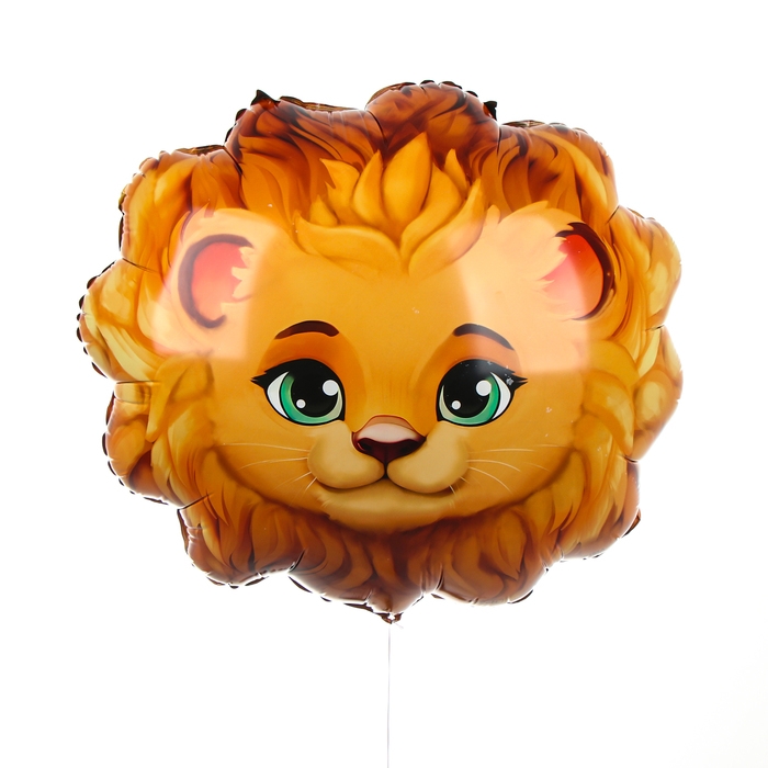 Воздушный шар фольгированный 23" &laquo;Лев&raquo;, с подложкой