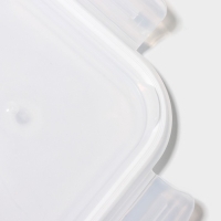 Контейнер для еды из жаропрочного стекла Доляна &laquo;Шиаду&raquo;, квадратный, 520 мл, 13&times;6,5 см