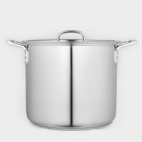 Кастрюля &laquo;Общепит&raquo;, 15 л, d=30 см, h=25 см, капсульное дно, индукция