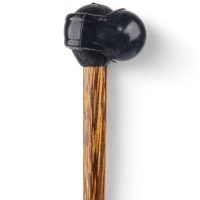 Глюкофон - музыкальный инструмент, дельфин черный, 11 лепестков, 18 х 18 х 11 см