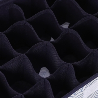 Органайзер для хранения белья Доляна &laquo;Волна&raquo;, 24 ячейки, 35&times;30&times;10 см, цвет синий