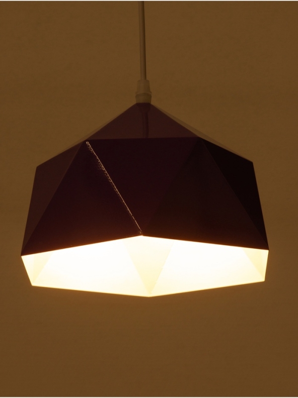 Светильник Edward 1х40Вт Е27 пр-1м темно-фиолетовый 25х21,5х18см