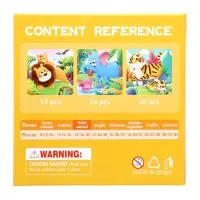 Книжка-деревяшка пазл "Животные"