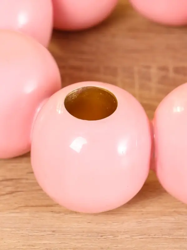 Подсвечник на 4 свечи "Бусы" с 8 сферами, зефир 19х19х5,5 см