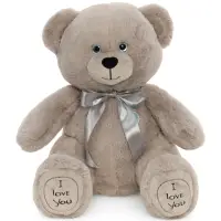 Мягкая игрушка "Медведь Фил", цвет серый, 55 см МФил/30/78-1