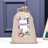 Мешок подарочный с термонаклейкой "Любовь" 15,5 x 24 см  набор 5шт 9924385