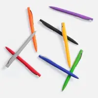 Ручка шариковая Pin Soft Touch, серая