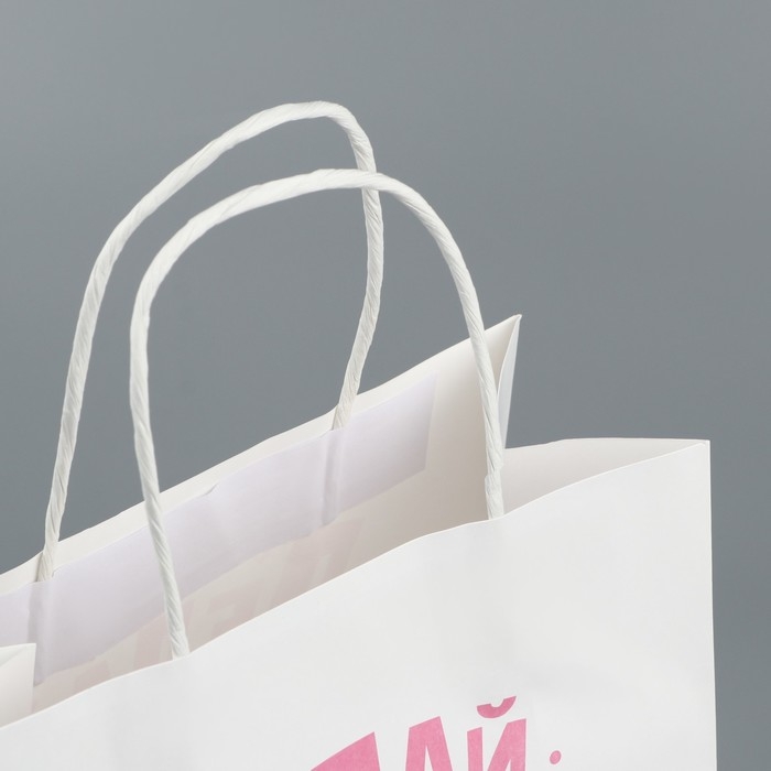 Пакет подарочный, упаковка, &laquo;Делай этот мир лучше&raquo;, 22 х 22 х 11 см