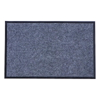 Коврик придверный влаговпитывающий, ребристый, &laquo;Стандарт&raquo;, 60&times;90 см, цвет серый
