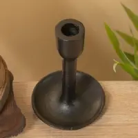 Подсвечник "Дарк" алюминий 10х10х15 см