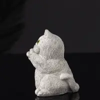 Набор статуэток "Три кота: ничего не вижу, не слышу, не говорю" 7 см, серый