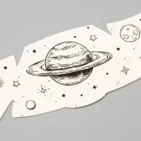 Переводная тату на тело чёрная &laquo;Веснушки. Космос&raquo;, 16&times;5 см