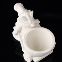 Фигурное кашпо "Лошадь с тележкой" 10х10х6 см