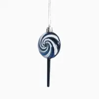 Набор украшений пластик 17 шт "Ярмарка волшебства" 6 см, синий