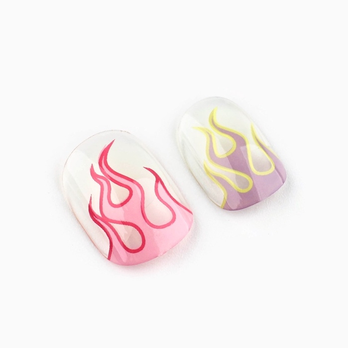 Накладные ногти детские с татуировками &laquo;Будь красоткой&raquo;, 24 шт