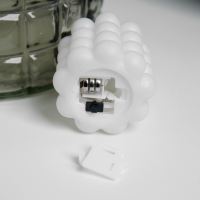 Светодиодная фигура &laquo;Свеча шарики&raquo; 5х5 см, батарейки АG13х3 (в комплекте), свечение теплое белое