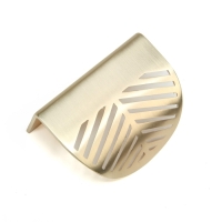 Ручка CAPPIO, м/о 32 мм, с узором, цвет матовое золото