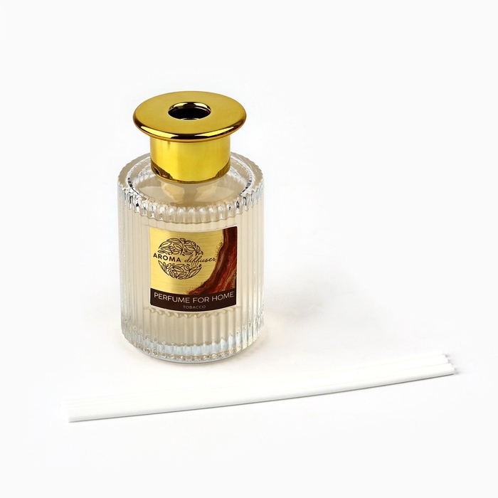 Диффузор ароматический палочки, ароматизатор для дома &laquo;Аромадиффузор: For home&raquo;, аромат табак, 120 мл.