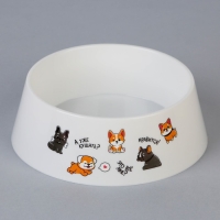 Миска пластиковая &laquo;Нравится!&raquo;, белая, 300 мл