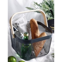 Корзинка универсальная LaDо́m, 26,5&times;25,5&times;18 см, цвет чёрный