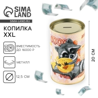 Копилка XXL &laquo;Енот&raquo;, 20 х 12,5 см