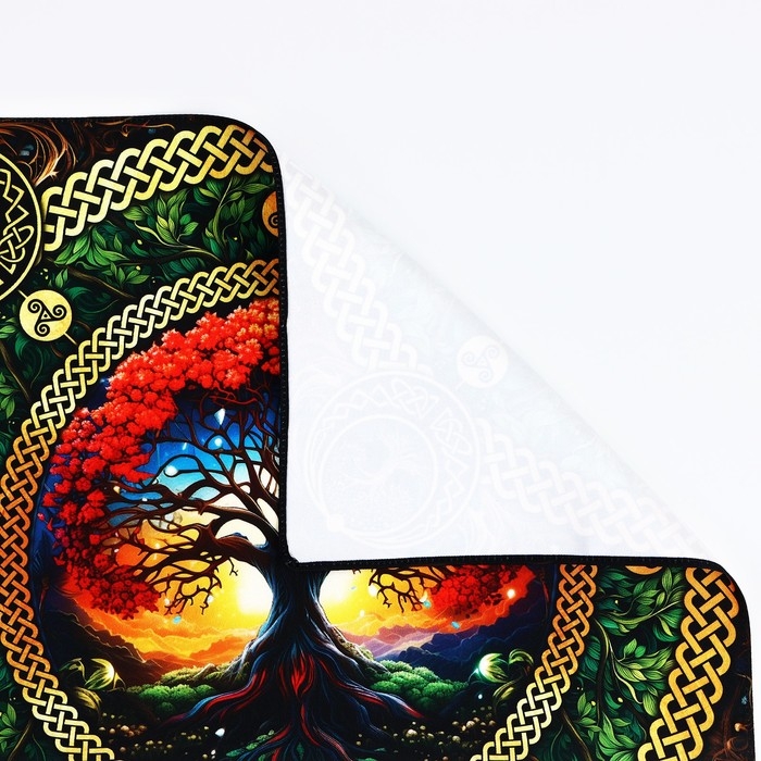 Скатерть для гадания на Хэллоуин «Древо жизни», 50х50 см Скатерть для гадания на Хэллоуин «Древо жизни», 50х50 см