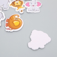 Декор для творчества EVA "Зверята" набор 14 шт 10х13 см