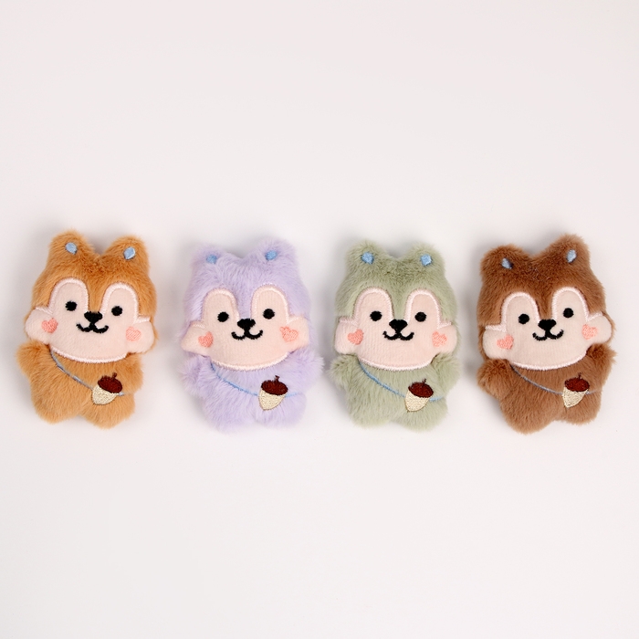 Мягкий магнит &laquo;Зверята&raquo;, 8 см, цвет МИКС