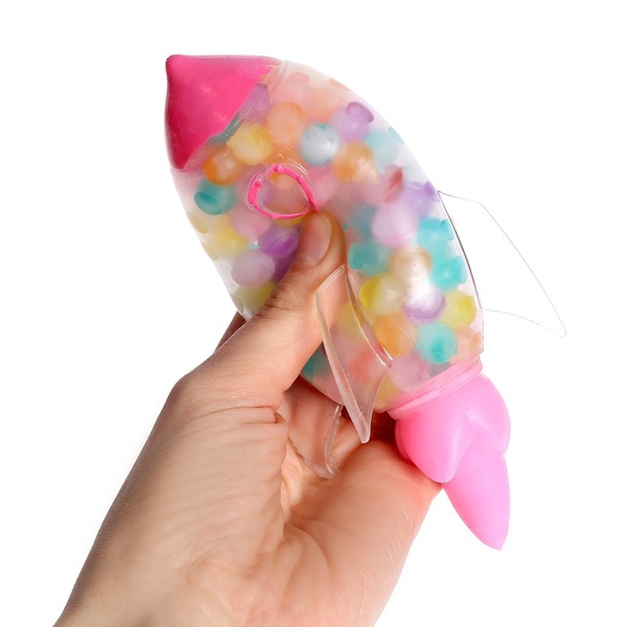 Мялка &laquo;Ракета&raquo; с гидрогелем, цвета МИКС