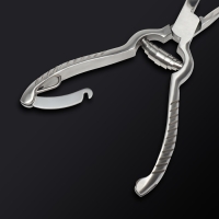 Кусачки педикюрные &laquo;Premium&raquo;, с фиксатором, усиленные, 13,8 см, длина лезвия - 19 мм, цвет серебристый