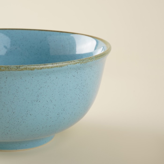 Набор салатников фарфоровых SL Home &laquo;Аззура&raquo;, 750 мл, d=15 см, цвет голубой