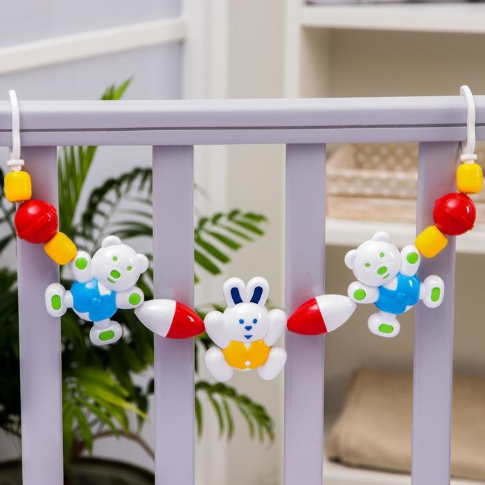 Растяжка на коляску/кроватку &laquo;Веселый зоопарк&raquo;, Аэлита