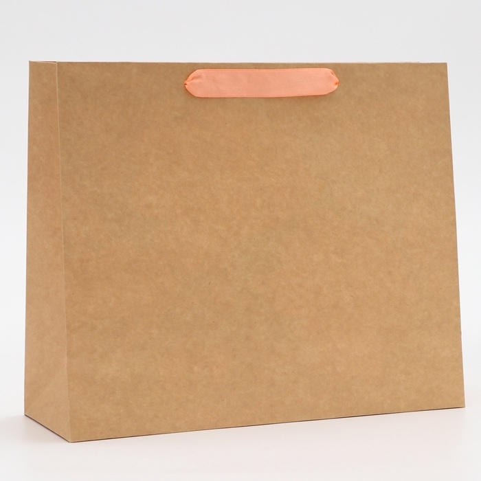 Пакет с PVC окном, "Пионы", 31 х 11 х 26 см