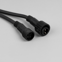 Гирлянда &laquo;Клип-лайт&raquo; 3 нити по 20 м, IP44, УМС, тёмная нить, 399 LED, свечение белое, мерцание всех светодиодов, 24 В