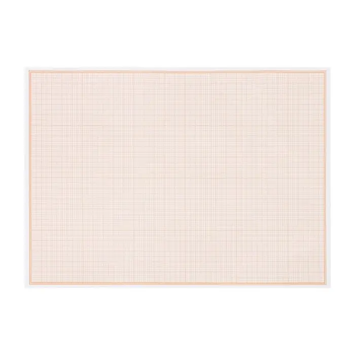 Бумага масштабно-координатная А4 10 листов Calligrata, оранжевая сетка