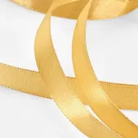 Лента атласная, 12 мм, 23&plusmn;1 м, золотисто-бежевая №186