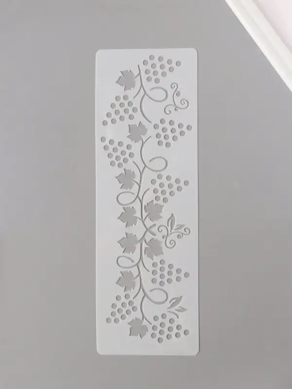 Трафарет бордюрный пластик "Виноград" 10х30 см