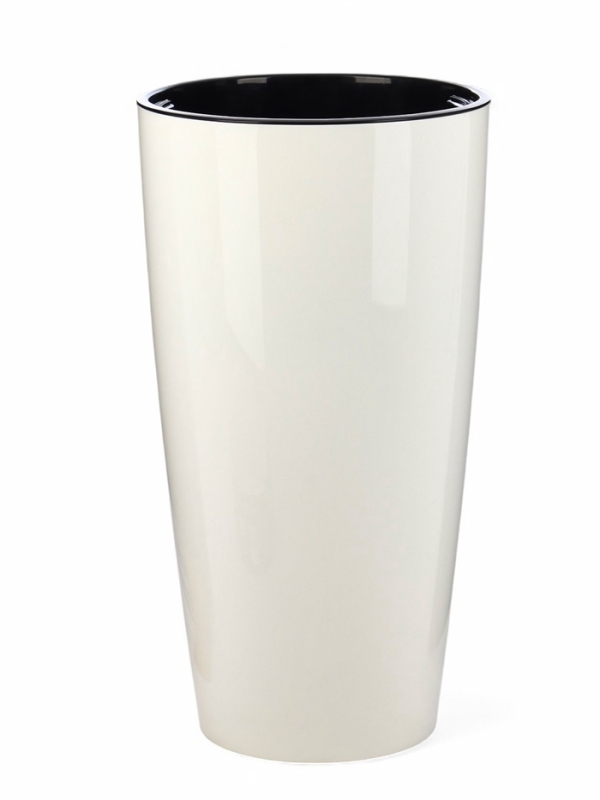 Кашпо "Рондо" 71л (со вставкой 23), белый