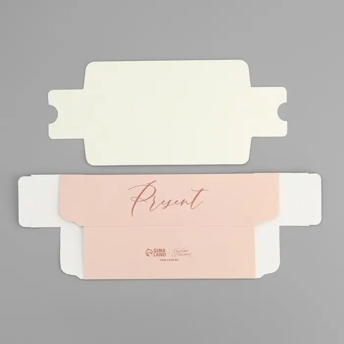 Коробка для макарун, кондитерская упаковка &laquo;Present&raquo;, 18 х 5.5 х 5.5 см