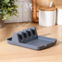 Подставка для крышек и кухонных принадлежностей, 14&times;18&times;5 см, цвет МИКС