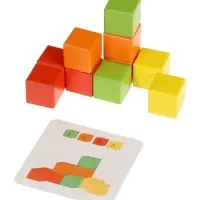 Кубики деревянные 60 штук