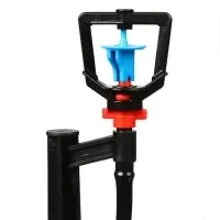 Форсунка-ороситель разбрызгивающая для капельного полива, h=56 см, с пикой, пластик, Greengo