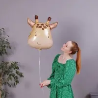 Воздушный шар фольгированный 24" &laquo;Жираф&raquo;, акварель