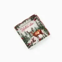 Коробка для кондитерских изделий с пластиковой крышкой &laquo;С Новым годом!&raquo;, 10.5 х 10.5 х 3 см