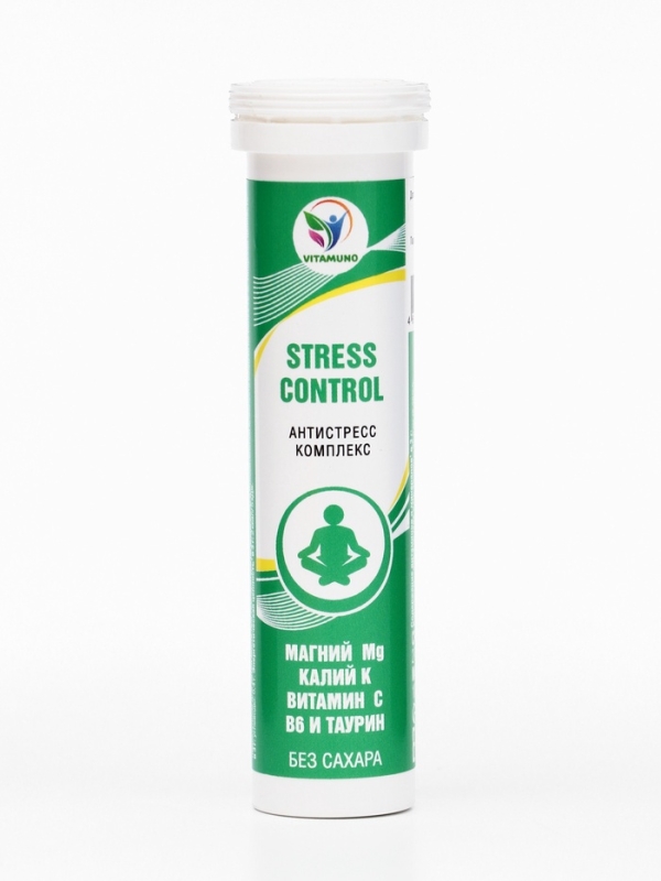 Напиток Stress Control Vitamuno, 10 шипучих таблеток