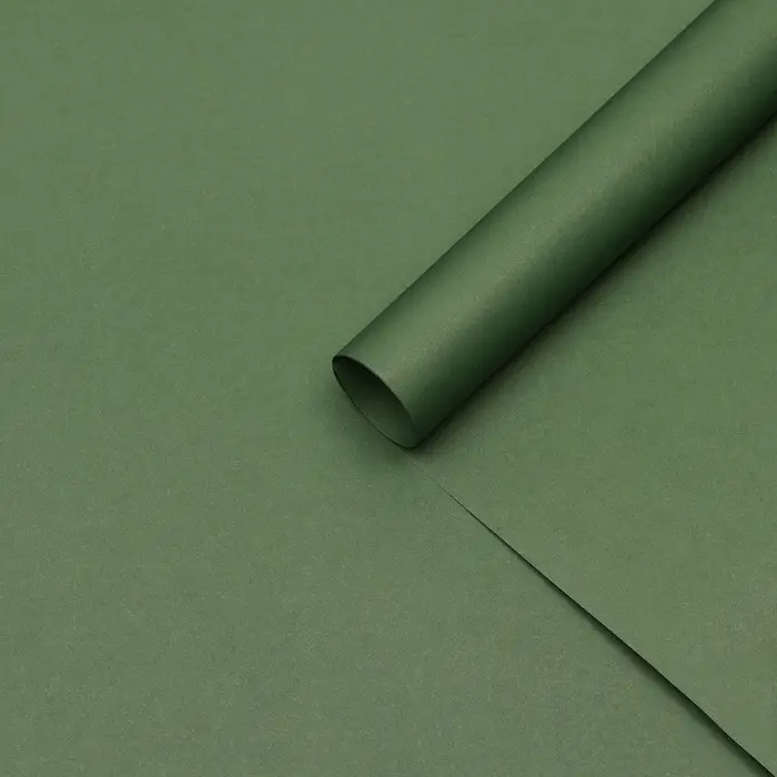 Бумага упаковочная крафт &laquo;Изумрудный&raquo;,50&times;70 см